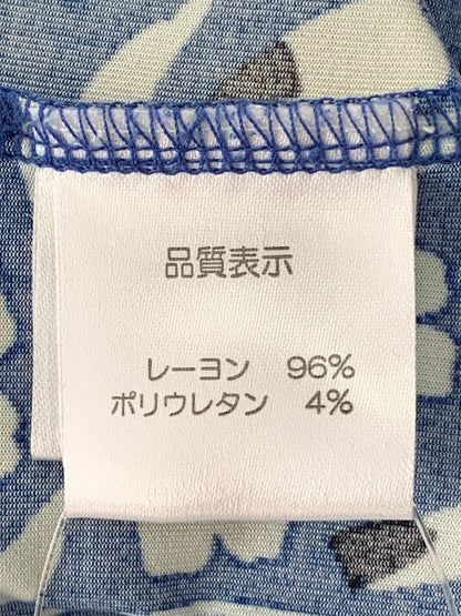 スーパービューティー トップス 42 ブルー 花 ビジュー ITEER96QDCAT