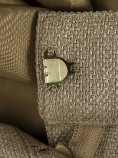 トゥービーシック W5R09-162-78 パンツ 38 ベージュ ワイド サイドボタン ウエストギャザー IT0Q5X8BMGJA 【SALE】