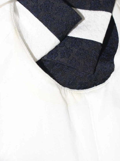 エムズグレイシー 811308 ワンピース 36 ネイビー リボン IT2VQ3B48UHO