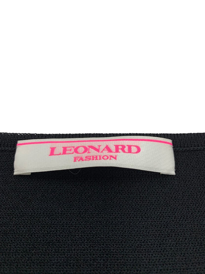 レオナールファッション 033054 ワンピース 4 ブラック IT4QX60SCTV0