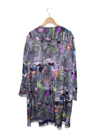 アルベロベロ 415363 コート F グレー ノーカラー アニマルモチーフ ITVRCDB8HPZ6