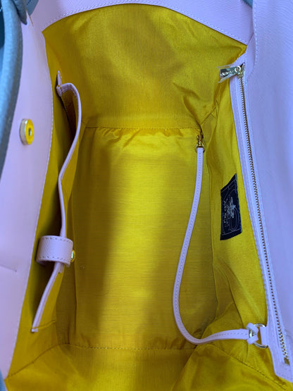 エーディーエムジェイ トートバッグ グレージュ レザー ITA54IQ547QG