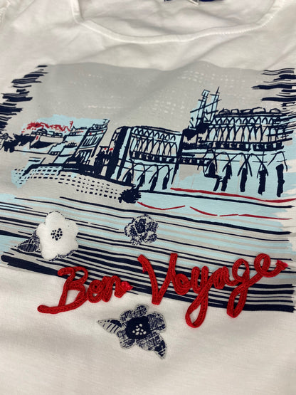 エムズグレイシー Bon Voyage カットソー 215310 40 ホワイト ITE58L1GCURU
