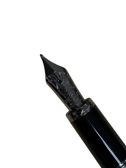 モンブラン 万年筆 作家シリーズ 2014 ダニエル･デフォー ブラック 10000本限定 750 18K ITMA0HREPMU4