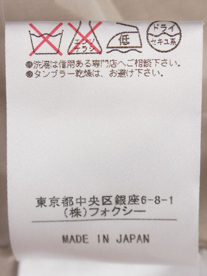 ナチュラルbyフォクシー 26957 コート 40 ベージュ リネン 麻 フード付き ITT7LLCHCU6C