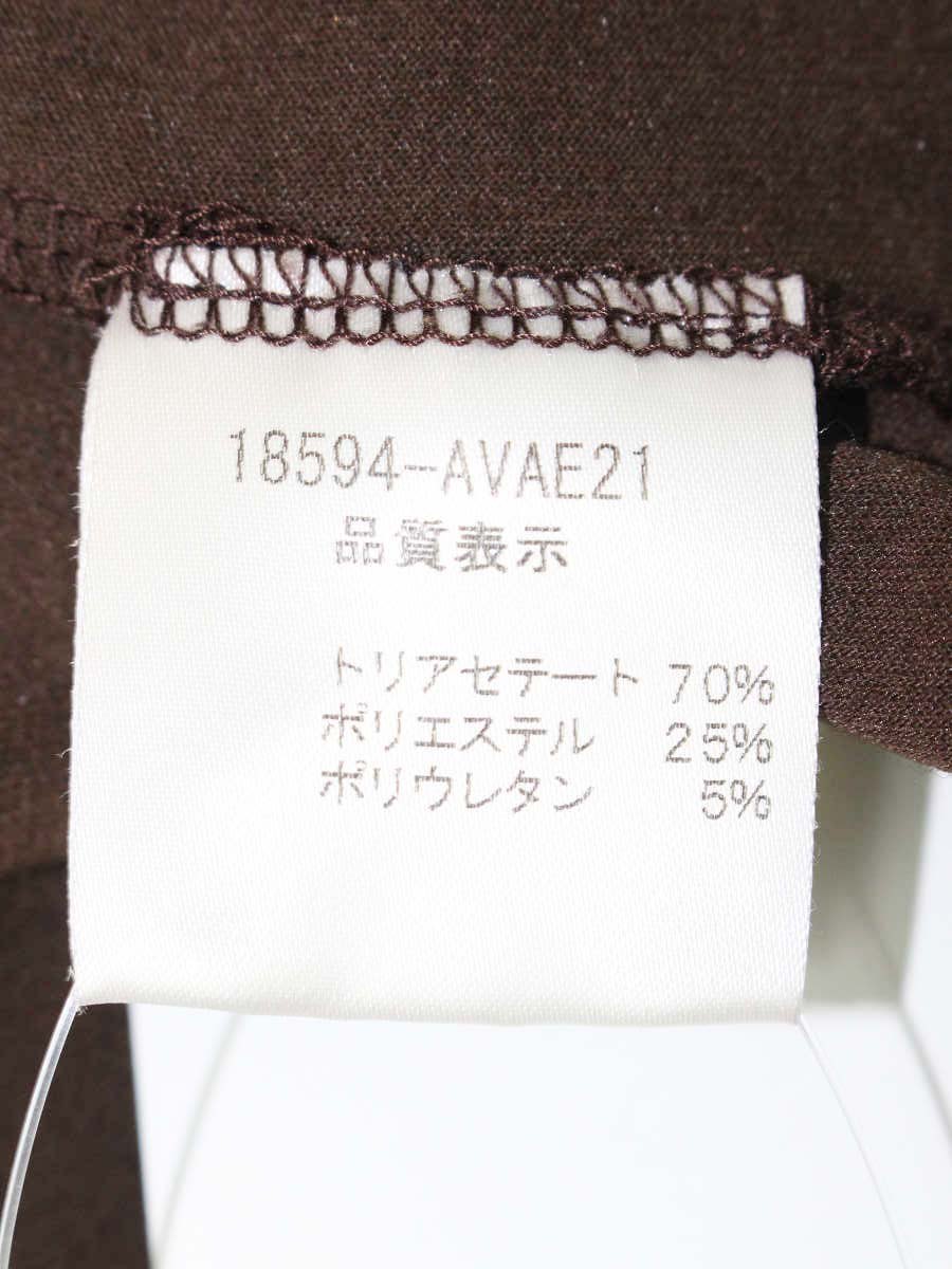 フォクシーブティック 18594 タンクトップ 38 ブラウン ベロア フラワービジュー ITZV8E550TEQ
