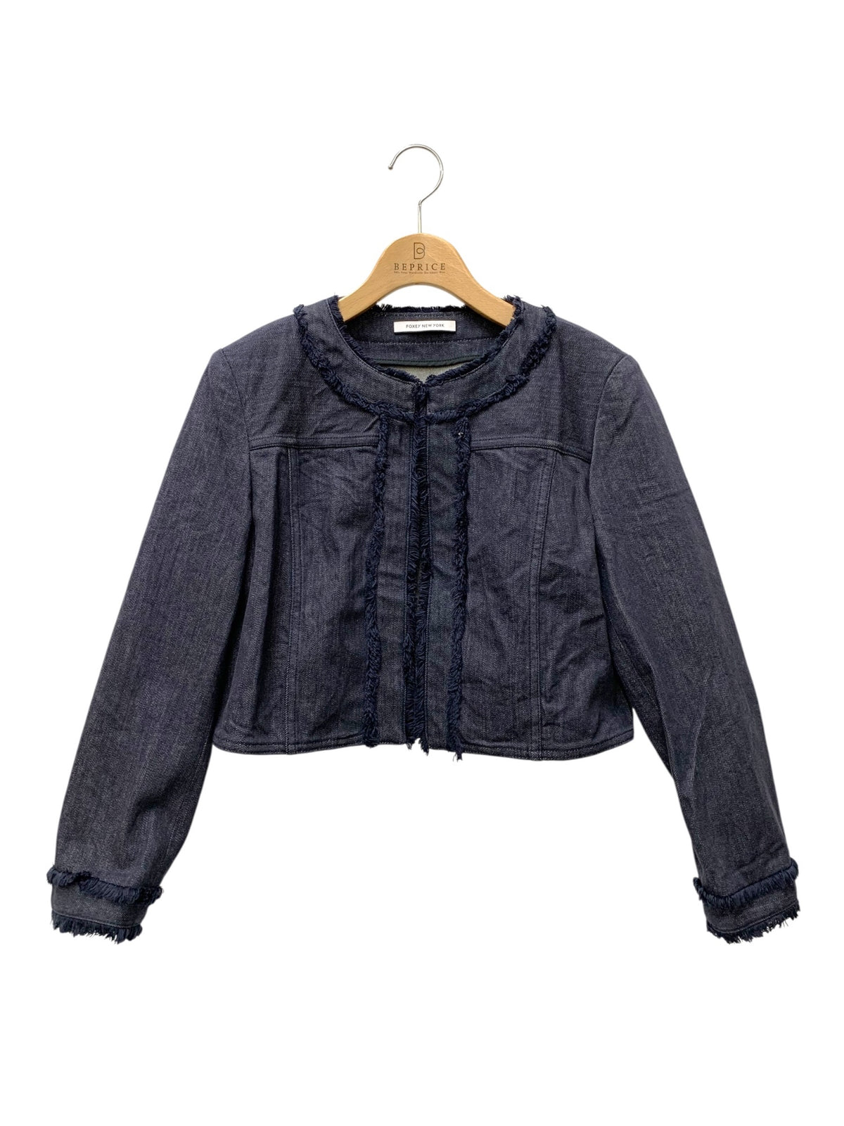 フォクシーニューヨーク Monroe Denim Jacket 41677 ジャケット 40 ネイビー ITYW7PR5NDG4
