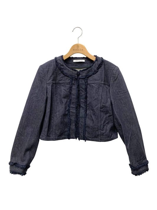 フォクシーニューヨーク Monroe Denim Jacket 41677 ジャケット 40 ネイビー ITYW7PR5NDG4