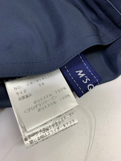 エムズグレイシー 414111 ナイロンジャケット 38 ネイビー リバーシブル ITF0CY84T5UO