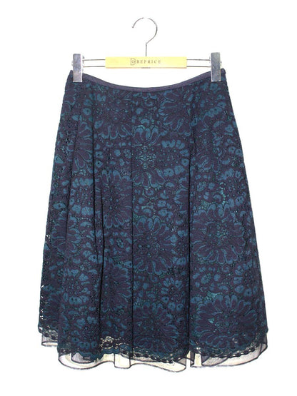 トゥービーシック W5S10-831-72 スカート 40 ネイビー レース ITQ5M0N01M40