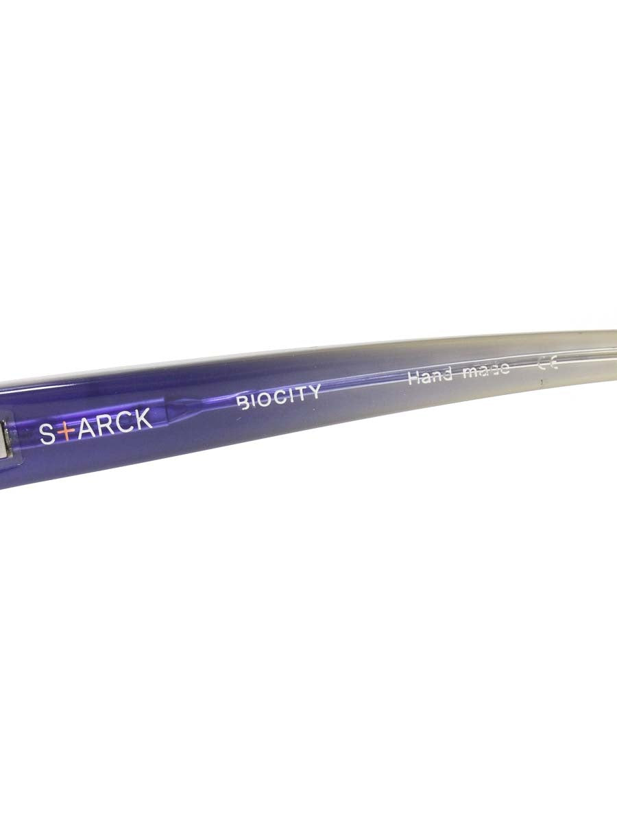 アランミクリ STARCK EYES BIOCITY P0680 39 メガネ ネイビー パープル スタルクアイズ セルフレーム フルリム スクエア IT9GJ3ODIEM2