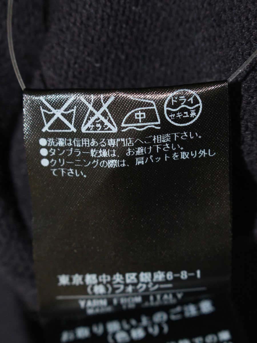 フォクシーブティック ソレイユパーカー 28769 40 ネイビー IT7AE2MM4BHY