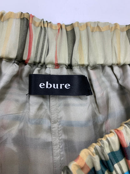 エブール 3710603264 ワイドパンツ 38 グレー チェック ITWSV1AOWHUY