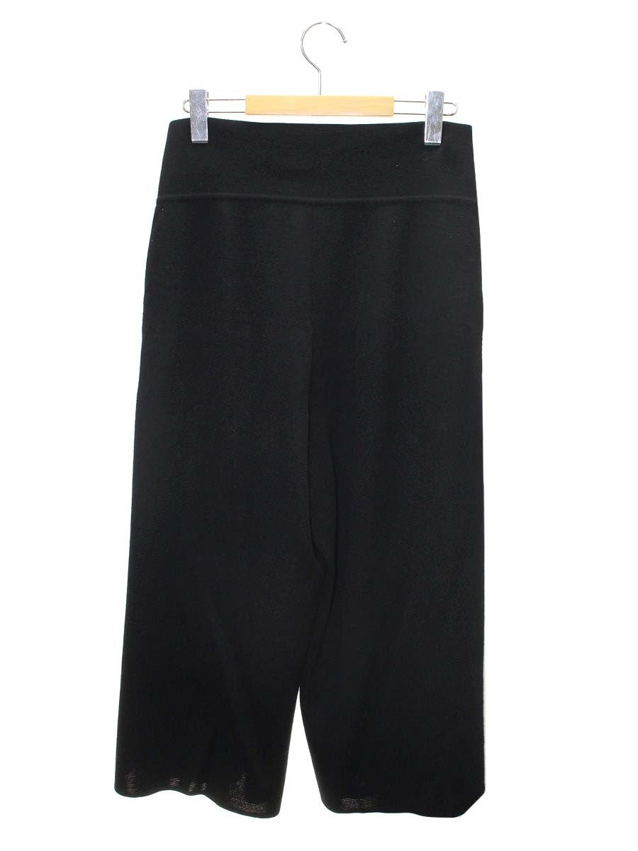 フォクシーニューヨーク collection 37454 ワイドパンツ 40 ブラック ウール ITM6KUAI6FG8