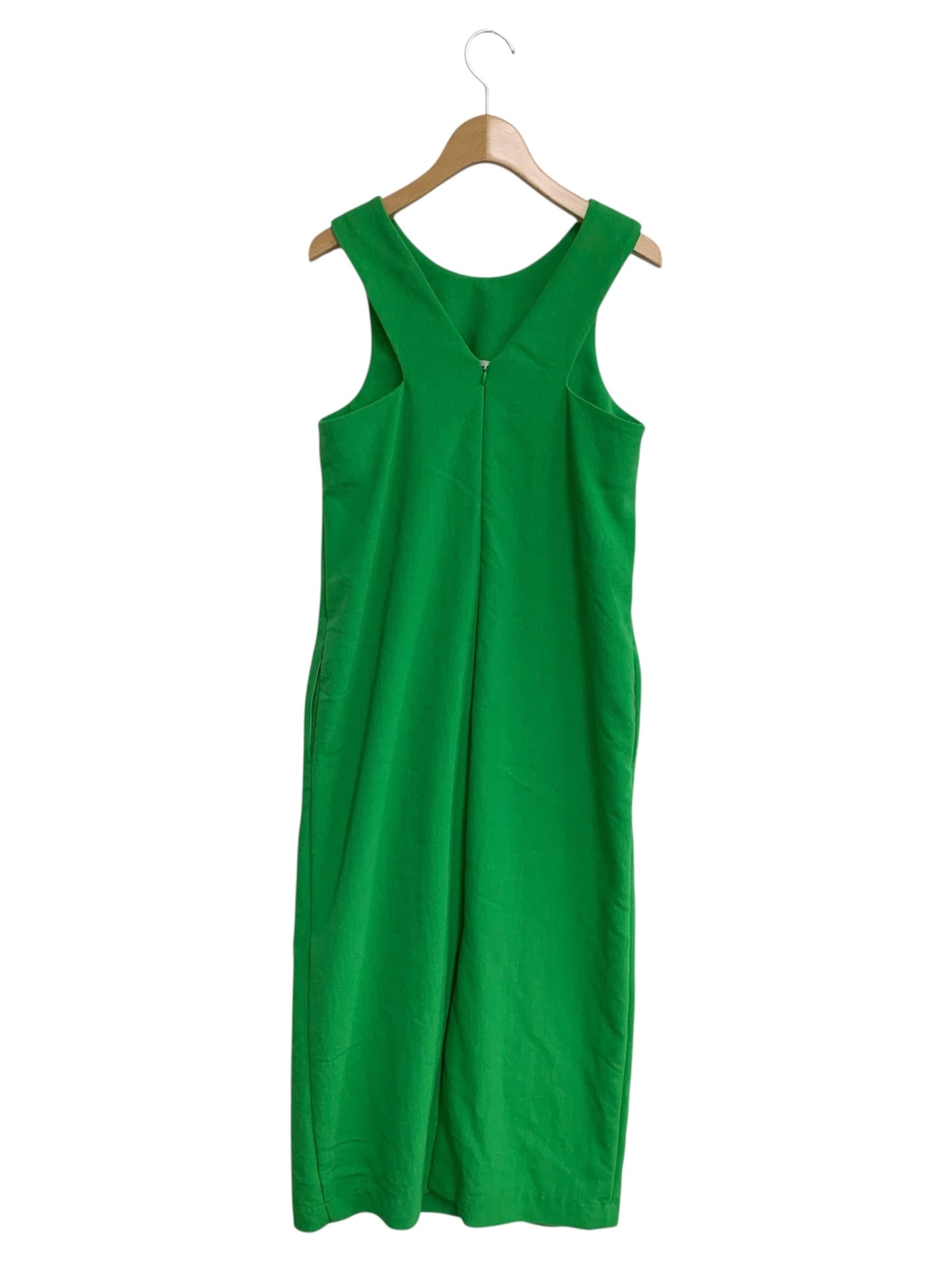 ユナイテッドアローズ UWMSC L/PE BACK VOP120 1526-215-3674-6550 ワンピース 38 グリーン リネン混 ITTRKWU5K9OA 【SALE】