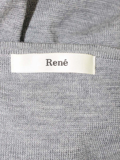 ルネ 6932580 ニット セーター 34 グレー ウール ITZDXTE9C900