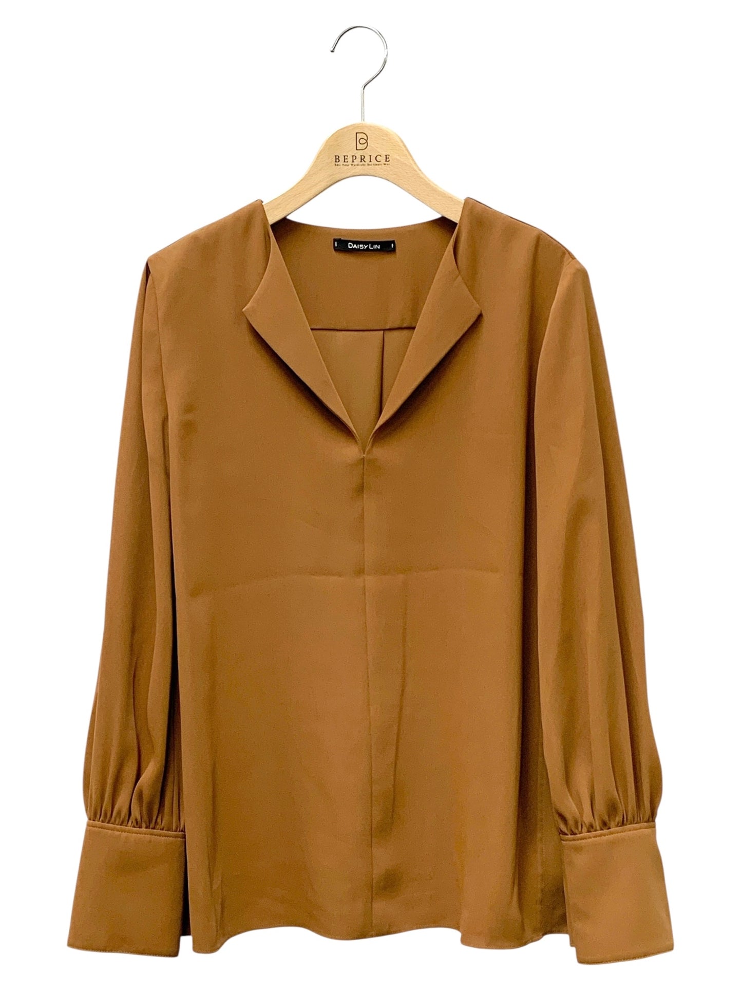 デイジーリン Daisy Sophisticated Blouse 06132 ブラウス 40 キャメル 2021年増産品 ITEM8DNRTHWL