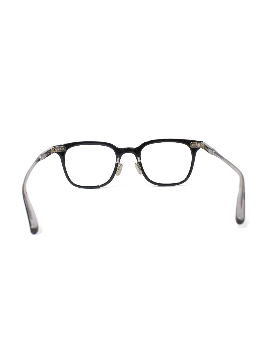 アイヴァン7285 319 メガネ ブラック セルフレーム フルリム ウェリントン ITPB1R66PSEW