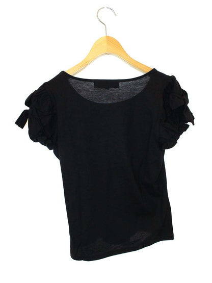 エムズグレイシー 325332 Tシャツ カットソー 38 ブラック リボン ITB9AB4B88ZQ