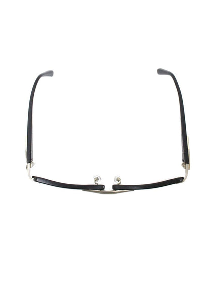 サムライ翔 SS-T24 メガネ ブラック/シルバー 智 セルフレーム ハーフリム スクエア ITMBUDXAV3NI