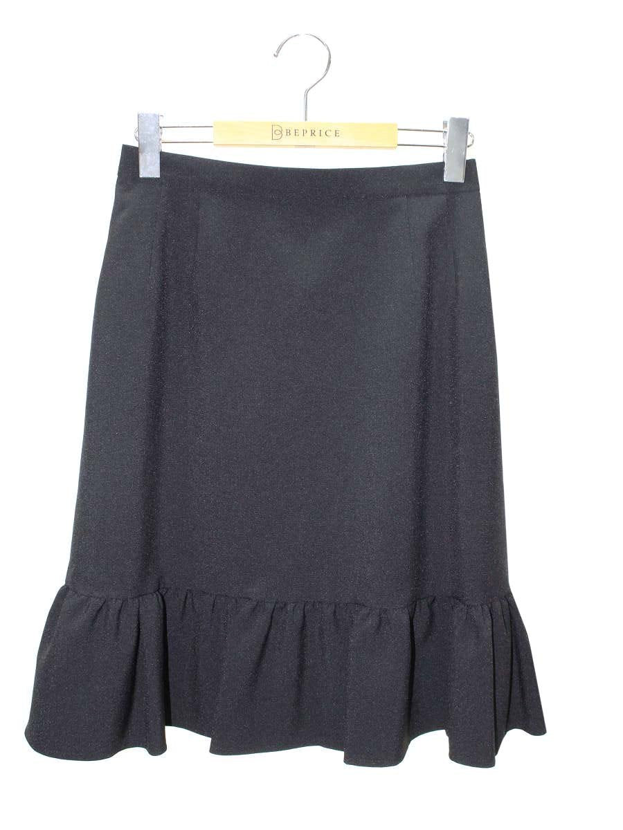 ルネ basic 5124010 スカート 36 ブラック フレア IT0UBJ4FQTQO