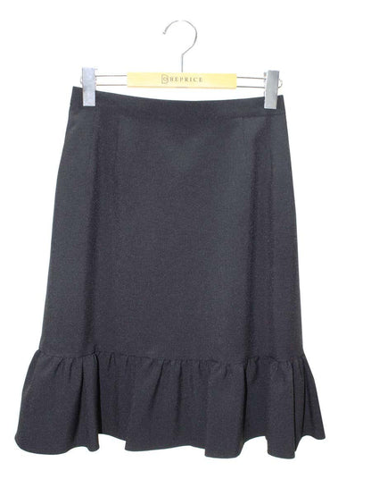 ルネ basic 5124010 スカート 36 ブラック フレア IT0UBJ4FQTQO