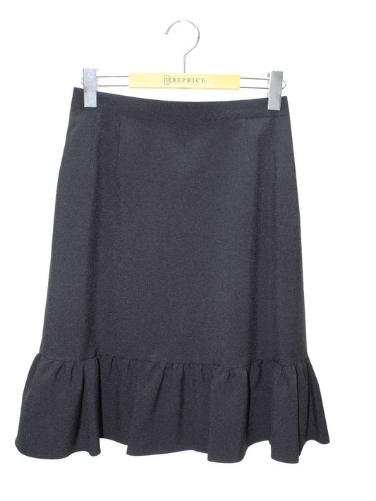 ルネ basic 5124010 スカート 36 ブラック フレア IT0UBJ4FQTQO