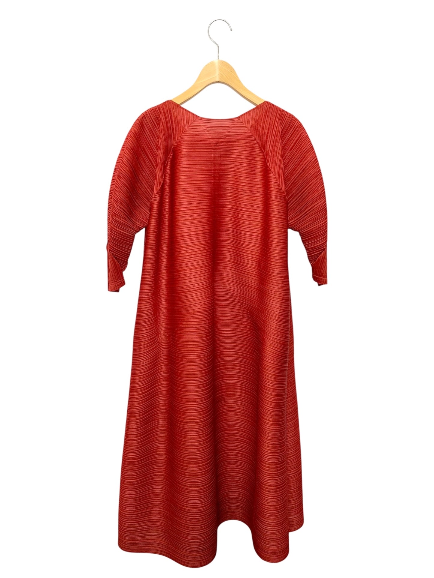 プリーツプリーズイッセイミヤケ PP23JH484 ワンピース 3 レッド ITVYGPU6WPRD