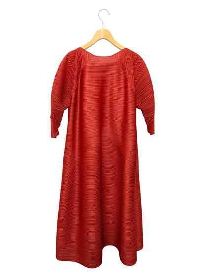 プリーツプリーズイッセイミヤケ PP23JH484 ワンピース 3 レッド ITVYGPU6WPRD