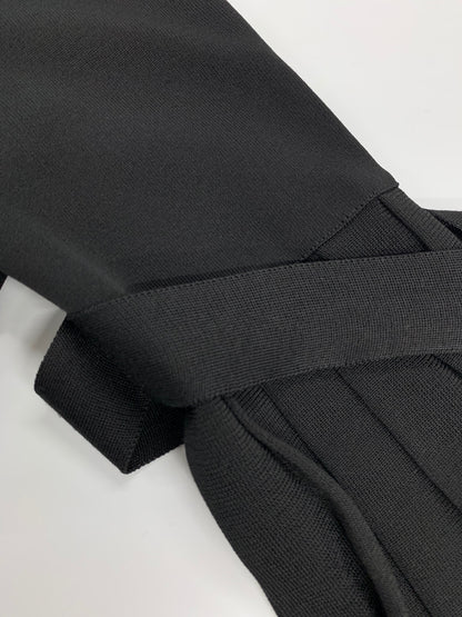 アドーア 531-8170303 カットソー 38 ブラック プリーツスリーブ ITAQVU60S6ES