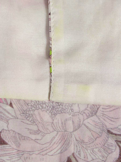 ドゥロワー コットンシルクプリントタックブラウス 6521-299-0940 36 ピンク ITPYBOVAU5UW 【SALE】