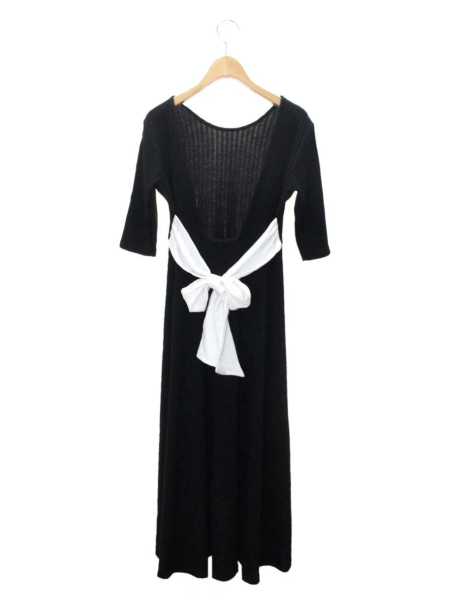 エイミーイストワール 1119232543 ワンピース F ブラック バイカラーリボンイテレコ ITVMWMYIA43M