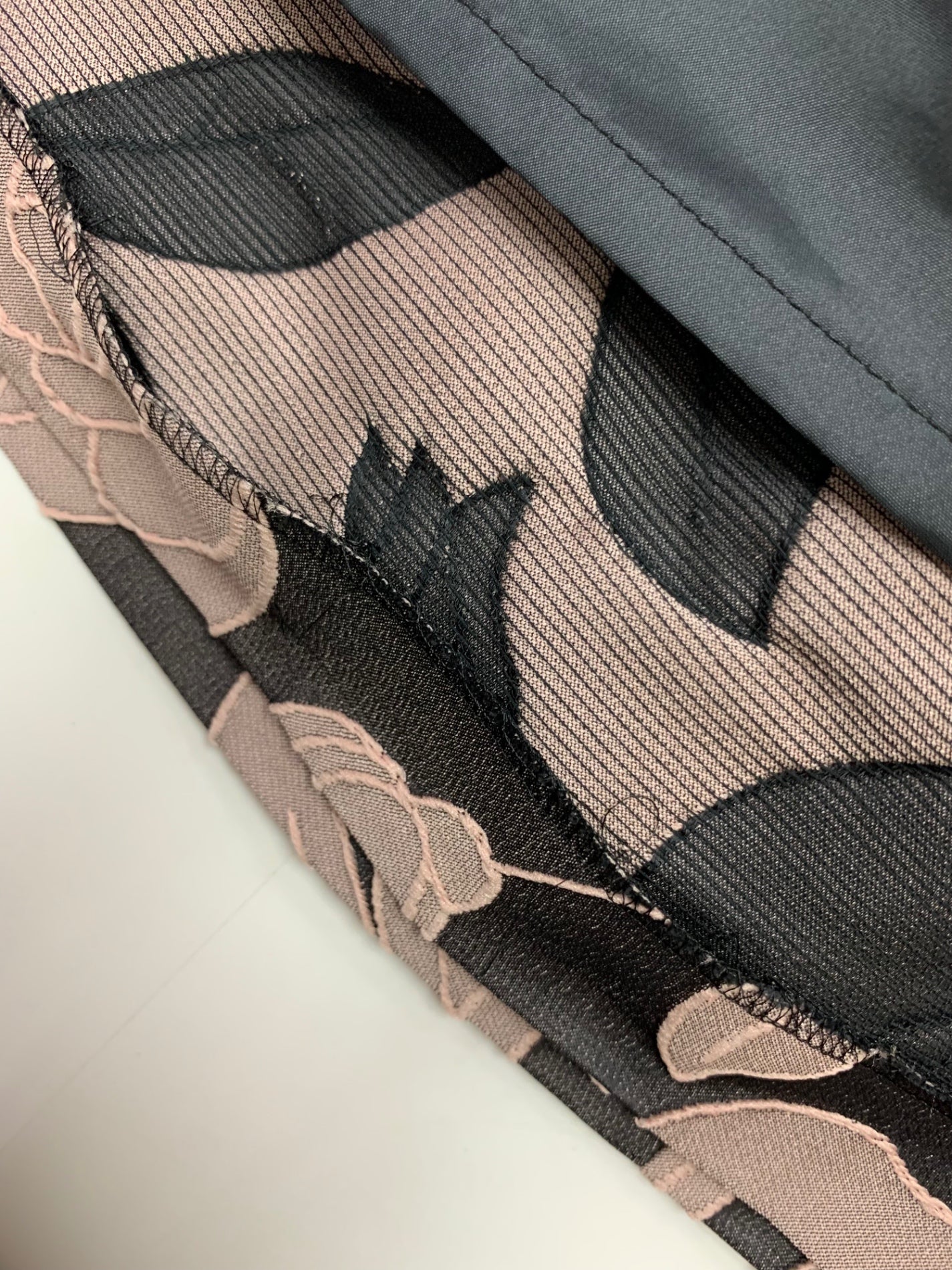 エムズグレイシー 311612 36 ブラック シャンブレージャガードローズワンピース ITS24GAZ1AO6