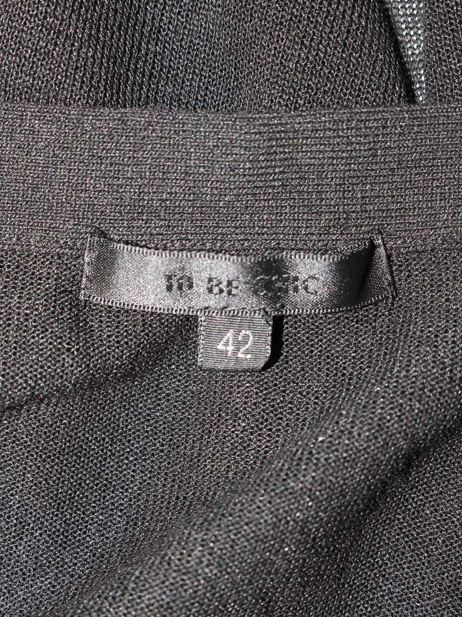トゥービーシック W5F07-156-09 カーディガン 42 ブラック パフスリーブ IT7DP0262F9K 【SALE】
