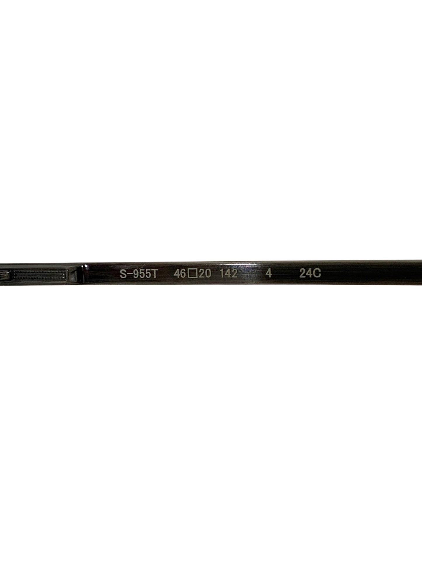 フォーナインズ S-955T メガネ アンティークシルバー クラウンパント メタルフレーム TITANIUM ITUHPTGLG9ZC