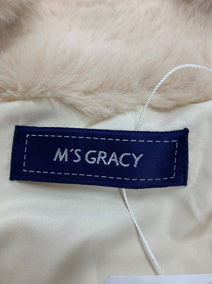 エムズグレイシー 396513 コート F ベージュ フェイクファー IT0EWMH6D18Q