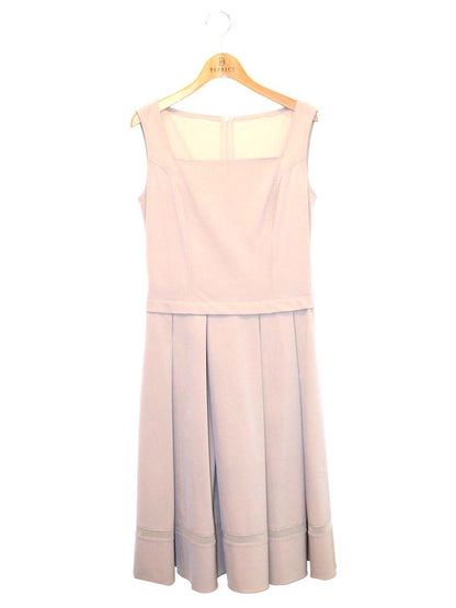 フォクシーニューヨーク 25445 ワンピース 40 ベージュ ストレッチ ITAKKO2JIGNW