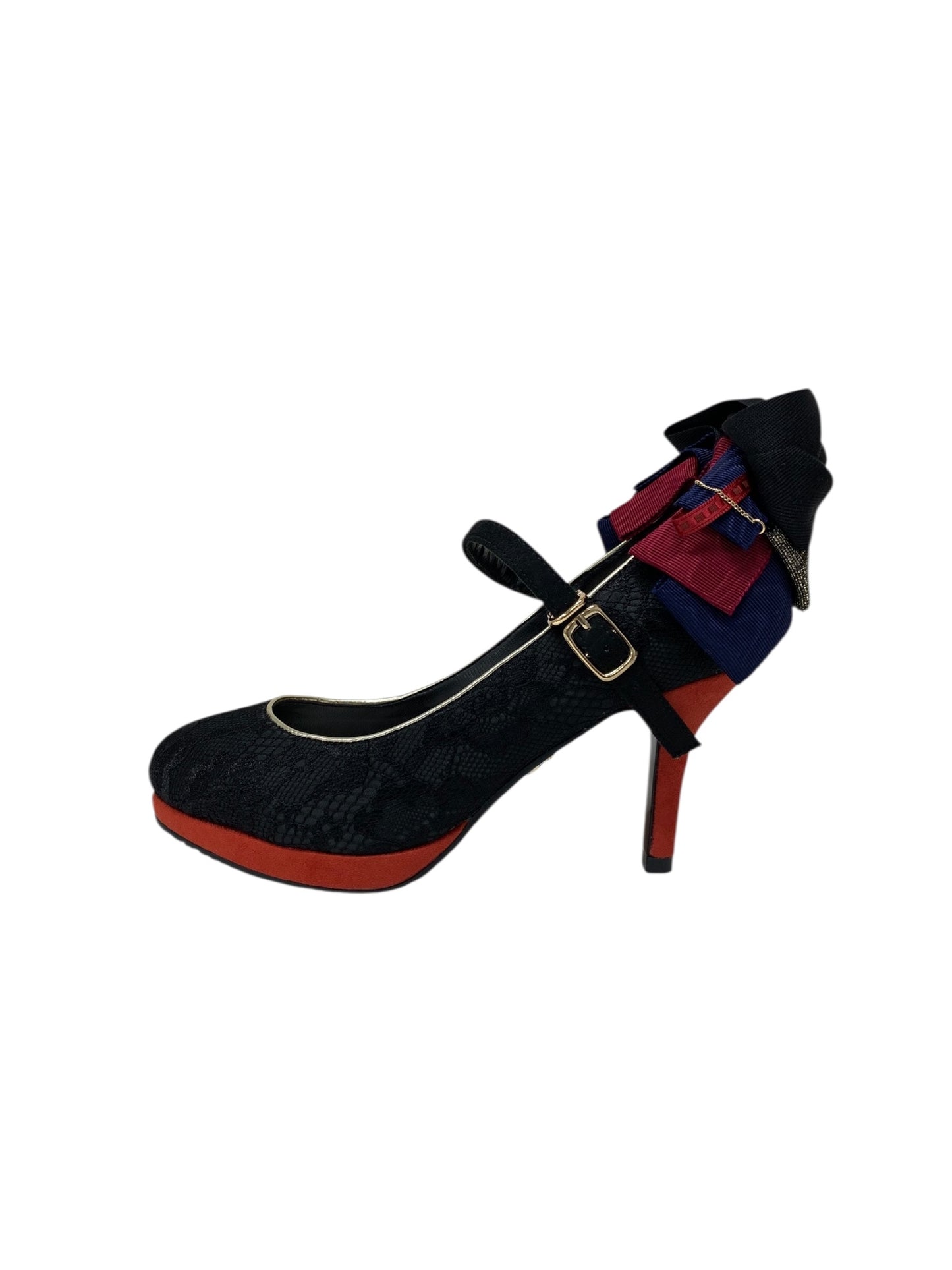 マイラクラッシック 樹雨 E10-9595-8PRS パンプス 36 ブラック IT671LXYIAO8