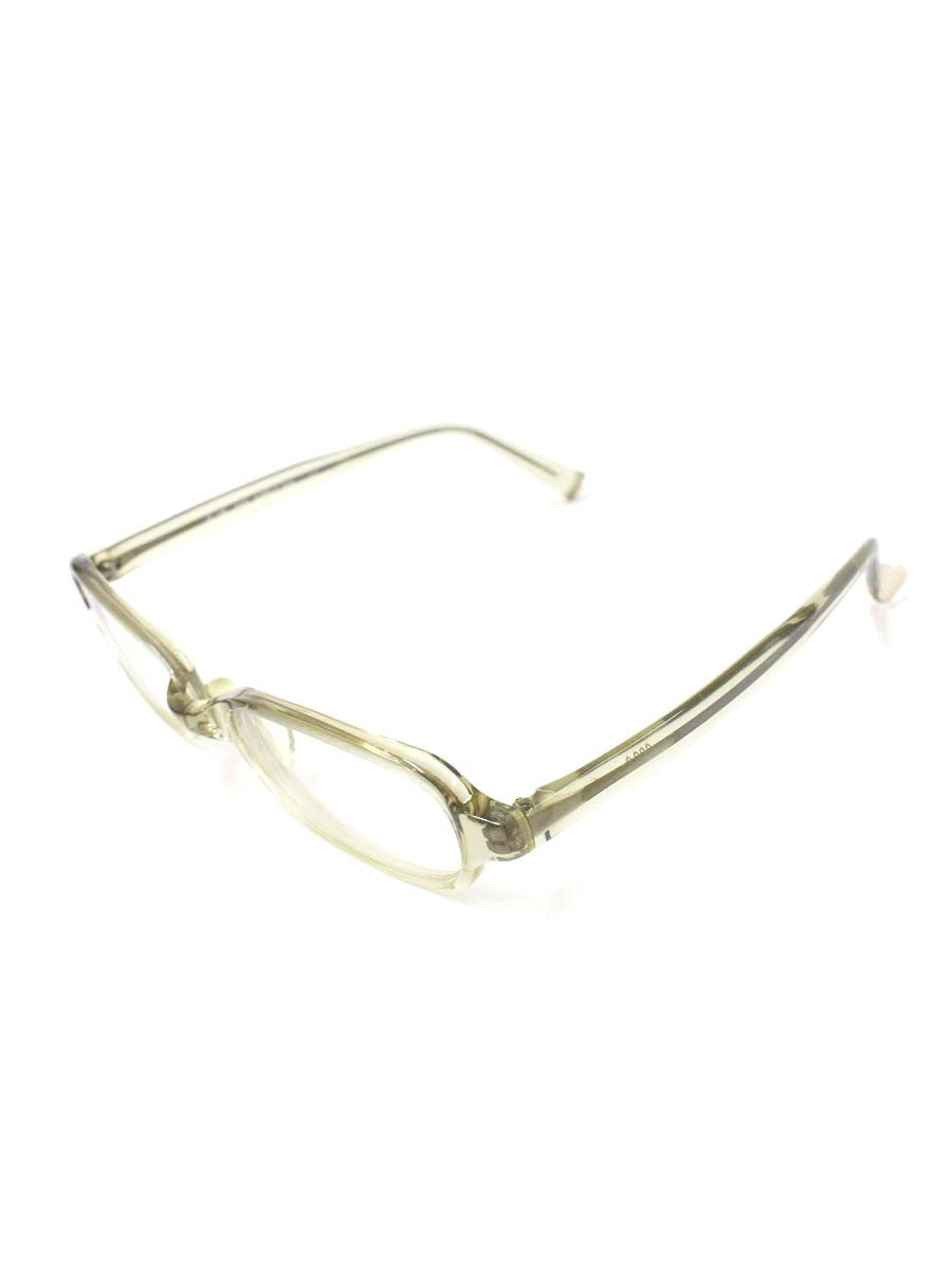 フォーナインズ E-16 メガネ カーキグリーン クリア フルリム スクエア ITSQ3BXQAN15