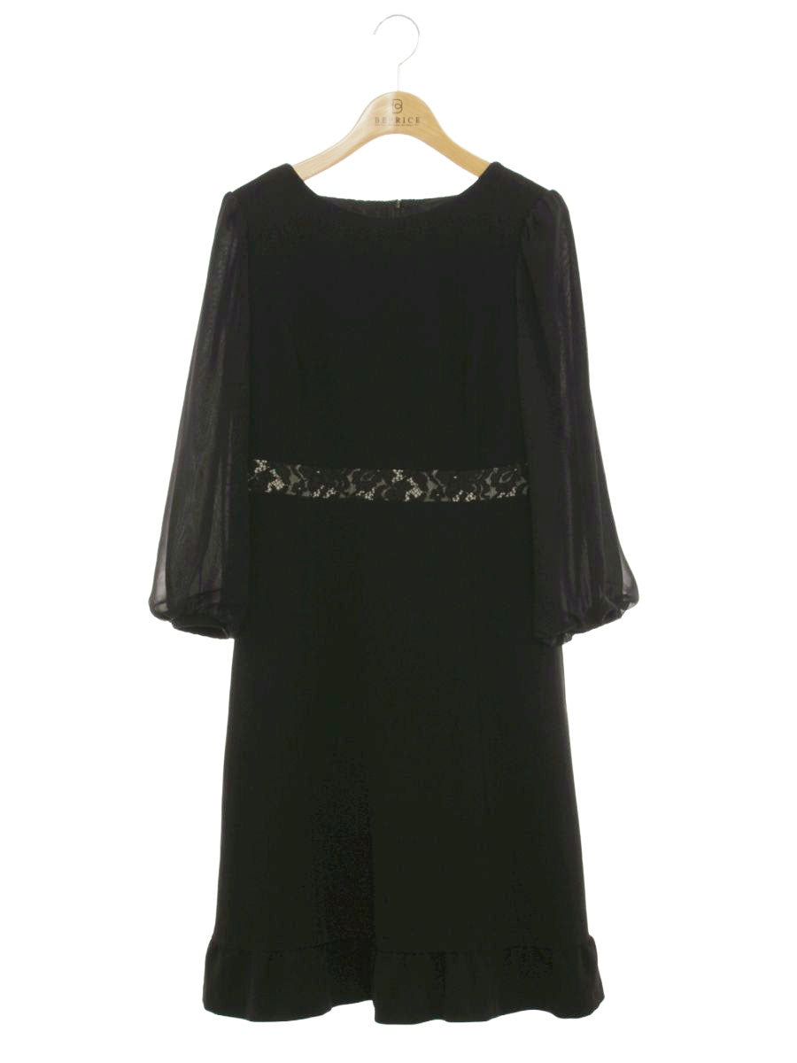 トッカ OPTOHS0001 ワンピース 0 ブラック レース パフスリーブ ITXVI1AJN9IO