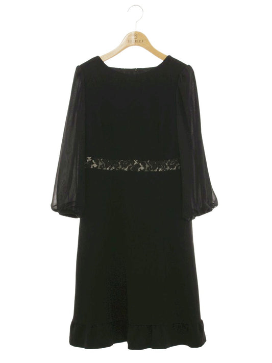 トッカ OPTOHS0001 ワンピース 0 ブラック レース パフスリーブ ITXVI1AJN9IO