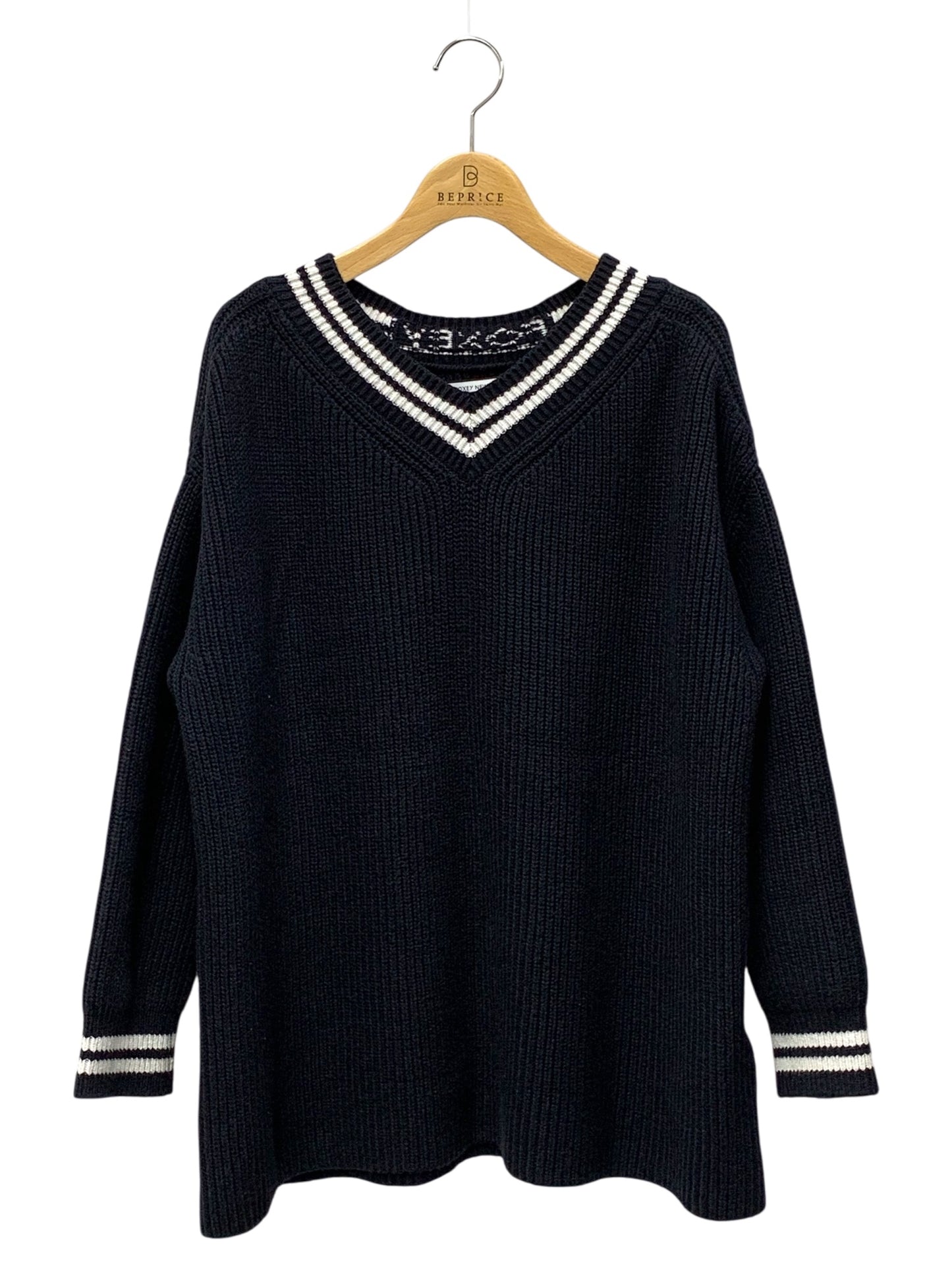 フォクシーニューヨーク スポーツ 40728 ニット セーター F ネイビー ドロップショルダー ITF4M4C7BQ64