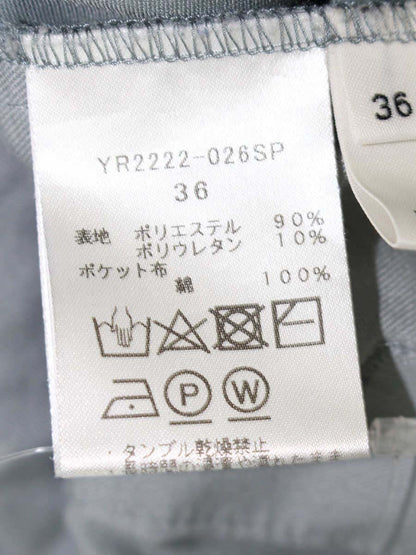 ヨリ YR2222-026SP パンツ 36 アッシュグリーン スラックス ウエストギャザー IT7USVPZOUN9