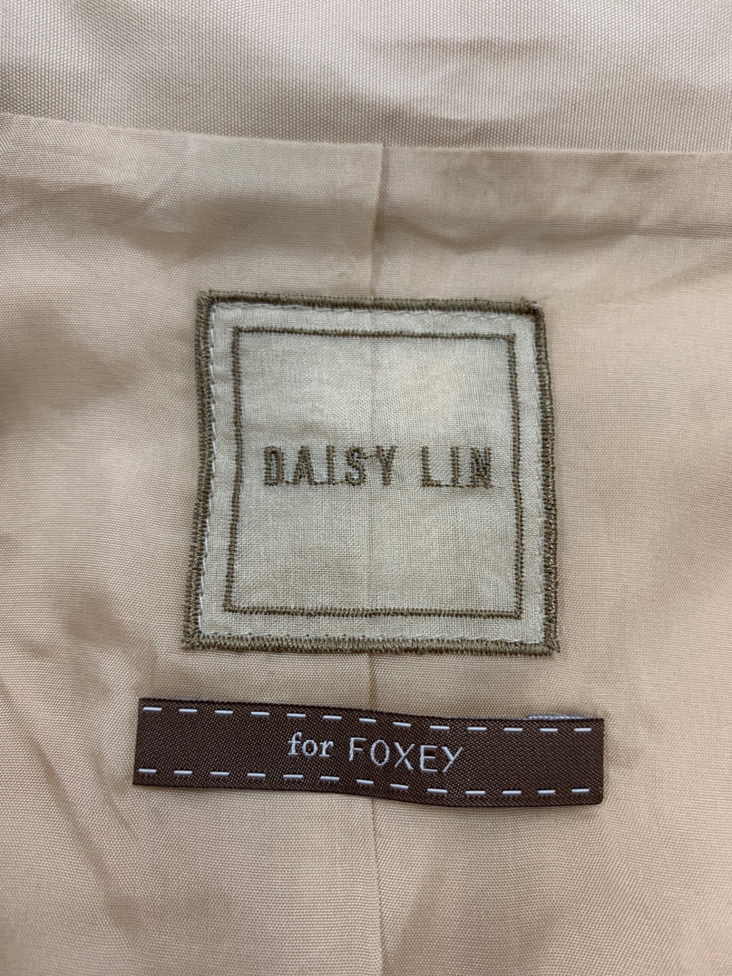 デイジーリン for フォクシー Daisyコート 31528 40 ベージュ ITCYB5OWVG5W