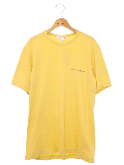 コムデギャルソンシャツ ショートスリーブTシャツ FG-T020 X イエロー ロゴ ITRKHBRCPKQW