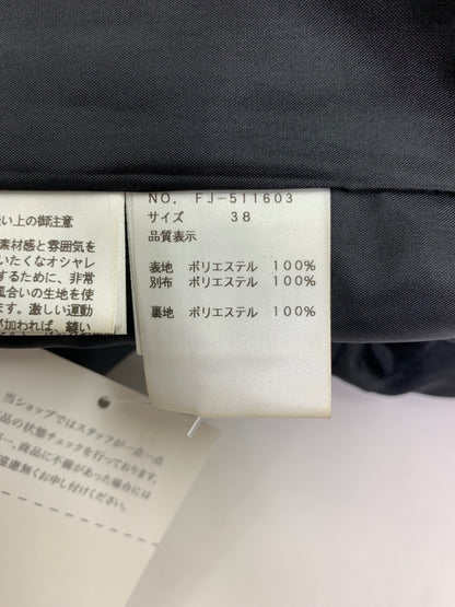 エムズグレイシー 511603 ワンピース 38 ブラック ベロア風 リボン IT0DUOJI03O2