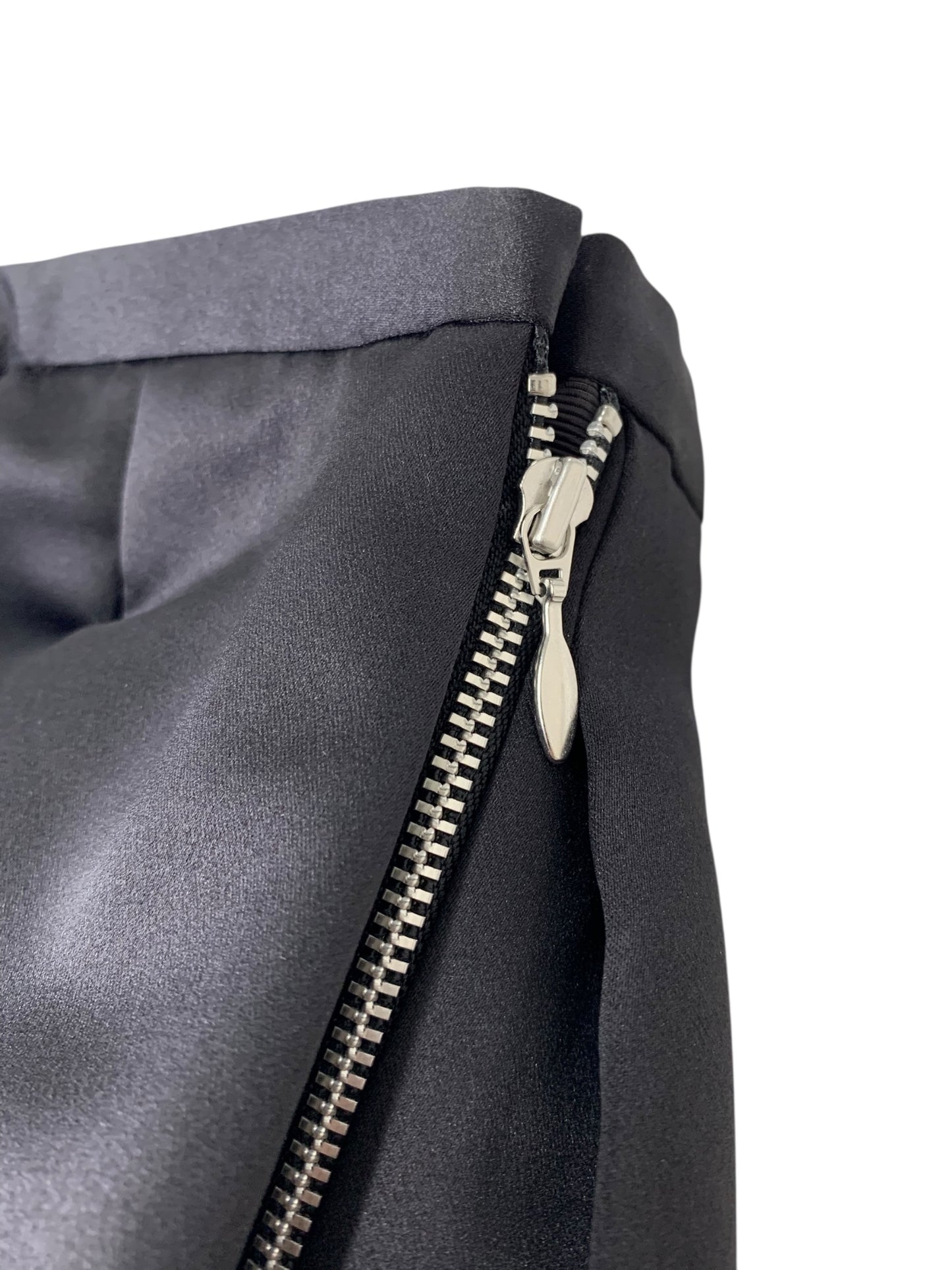 ツルバイマリコオイカワ SK-1191911 スカート 36 ブラック タックフレア IT43HHF7KKNQ