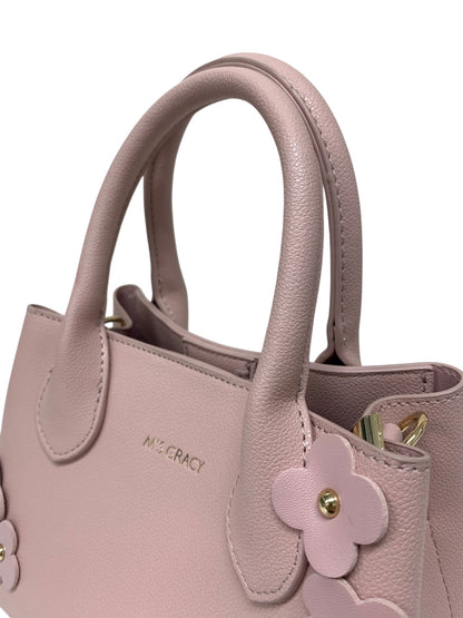 エムズグレイシー フラワーモチーフ付きミニトート 594113 ハンドバッグ ピンク 2WAY ITZ90PU36058