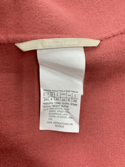 エスマックスマーラ 90860969 コート 38 ピンク 衿付き IT7WMN5MASK8