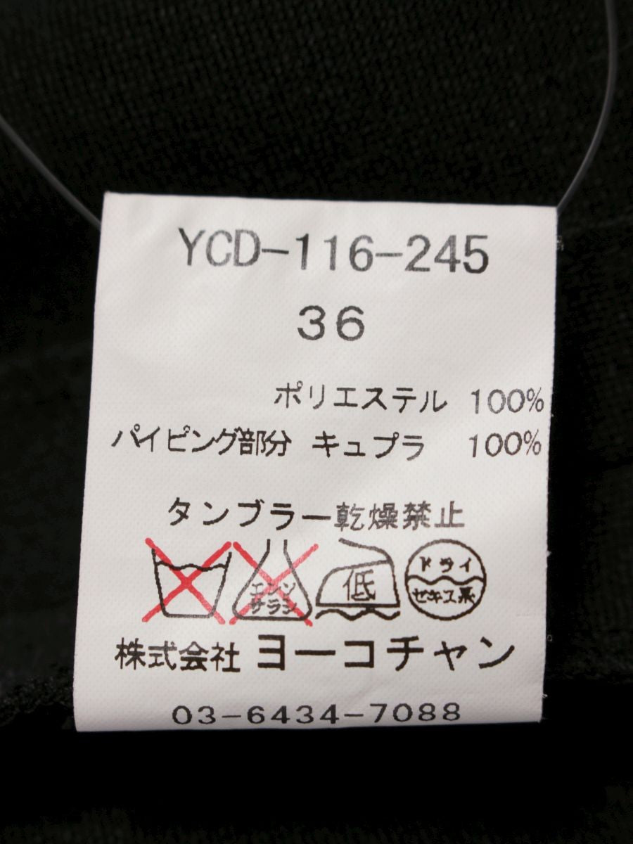 ヨーコチャン YCD-116-245 ワンピース 36 ブラック ITFI0AD4CV6G